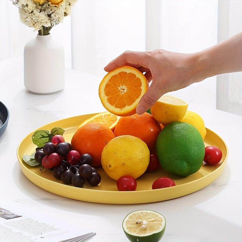 Unbreakable Decorative Round Tray - My Store