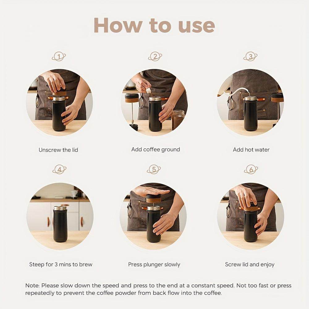 Portable French Press Coffee Maker - My Store