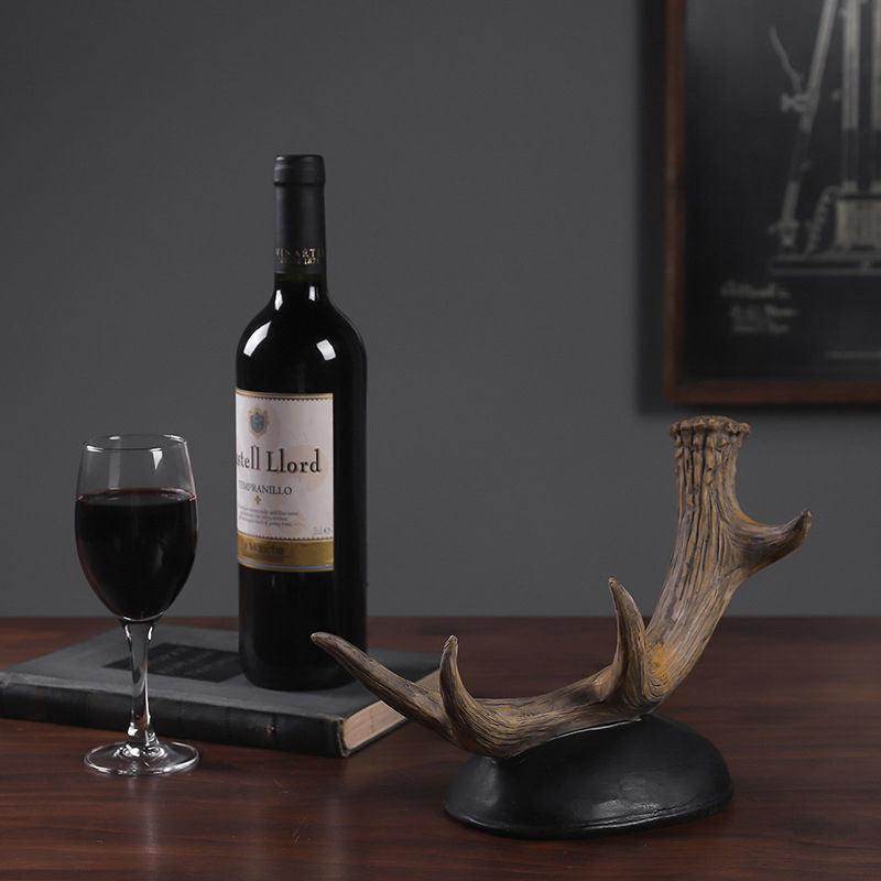 Elegant Deer Antler Wine Rack - My Store