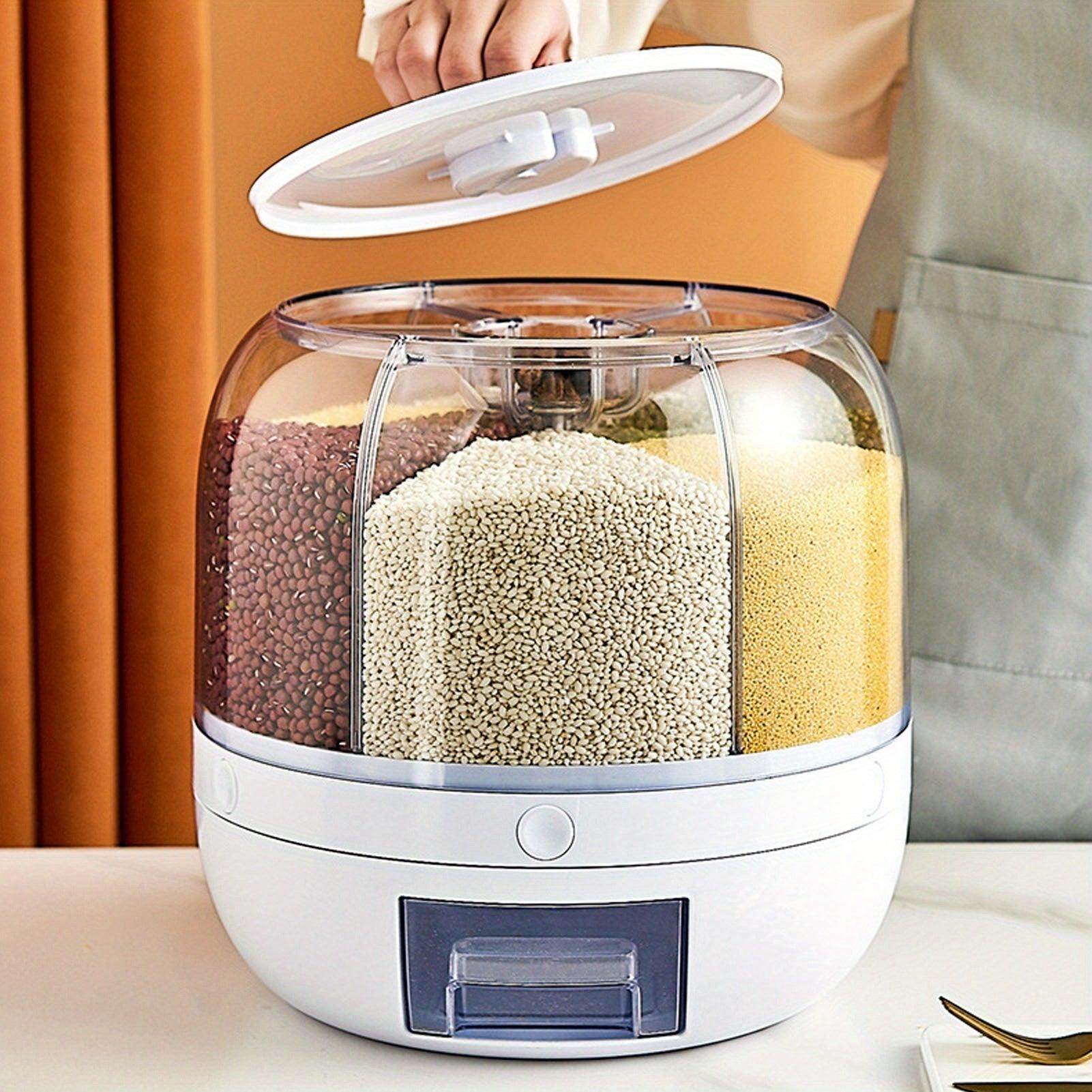 6 Grids Rotating Rice Dispenser - My Store