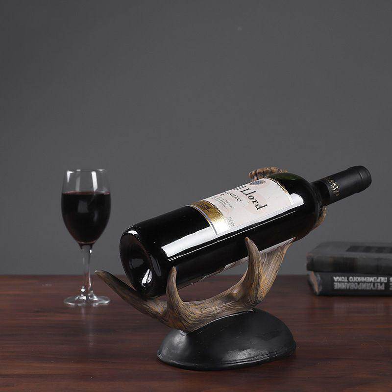 Elegant Deer Antler Wine Rack - My Store