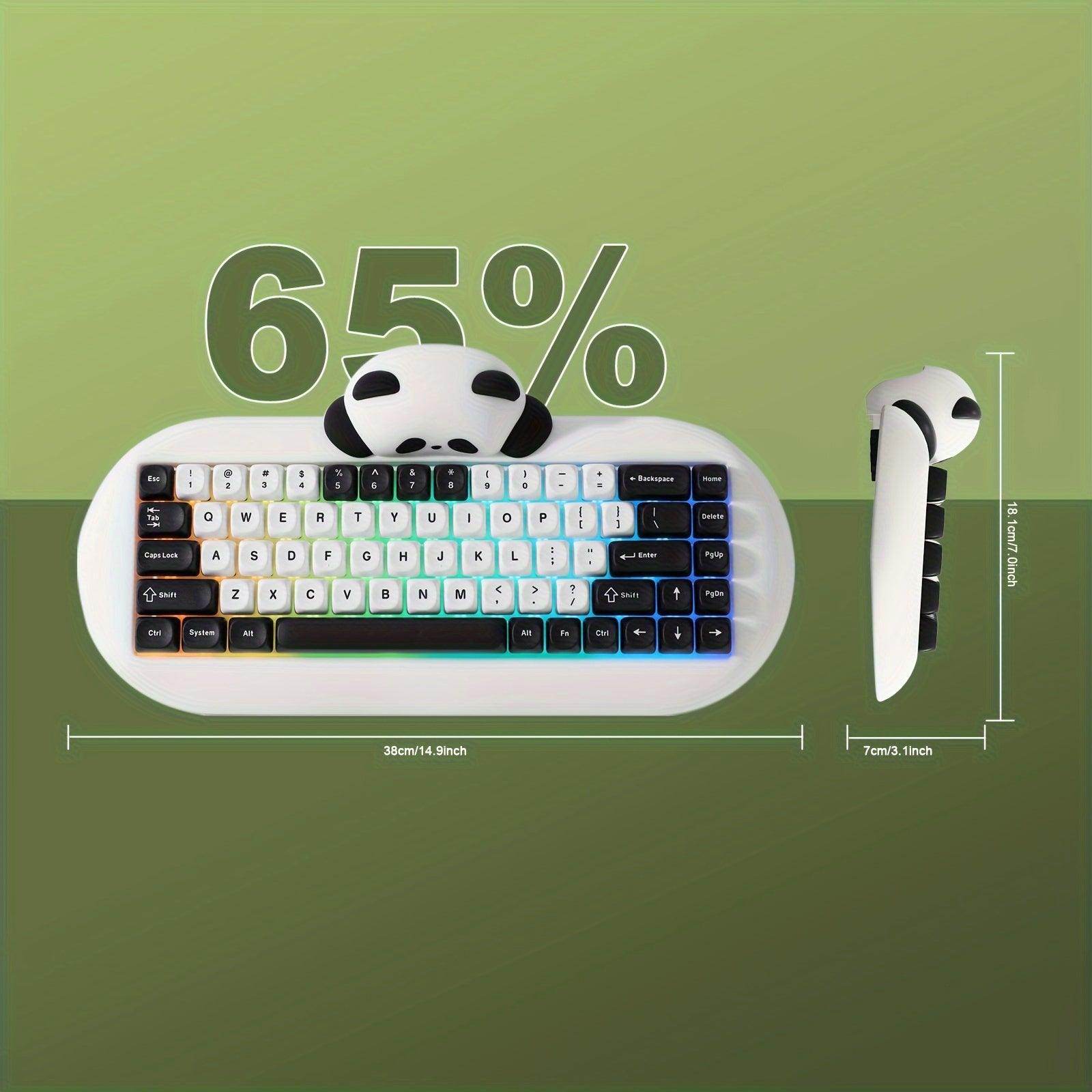 Panda White Wireless Mechanical Gaming Keyboard - My Store