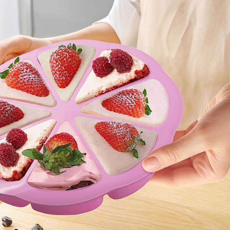1/3-Piece Silicone Triangle Cake Mold Set - My Store