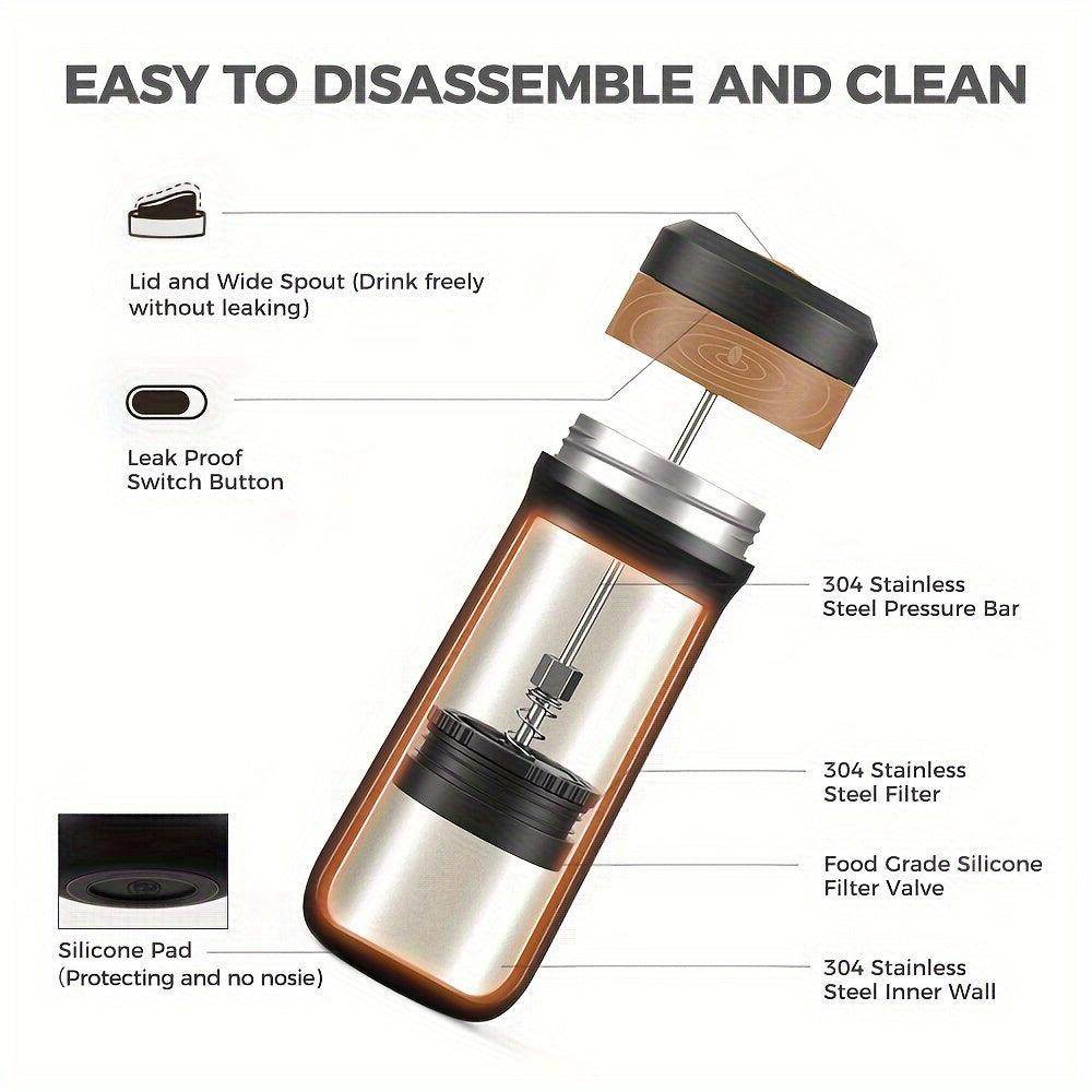 Portable French Press Coffee Maker - My Store