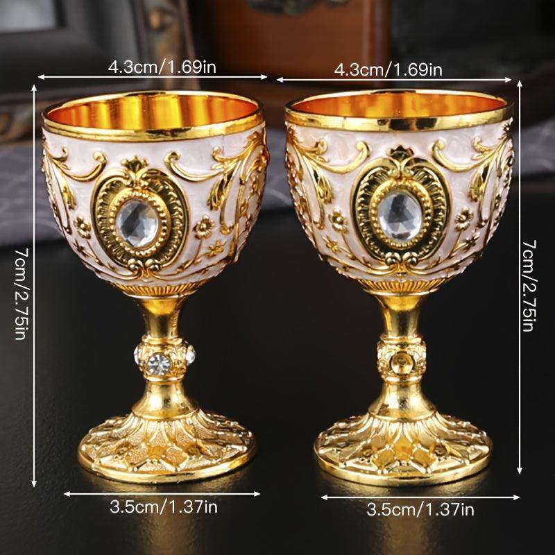 Vintage Medieval Renaissance-Style Imitation Chalice Cups - My Store