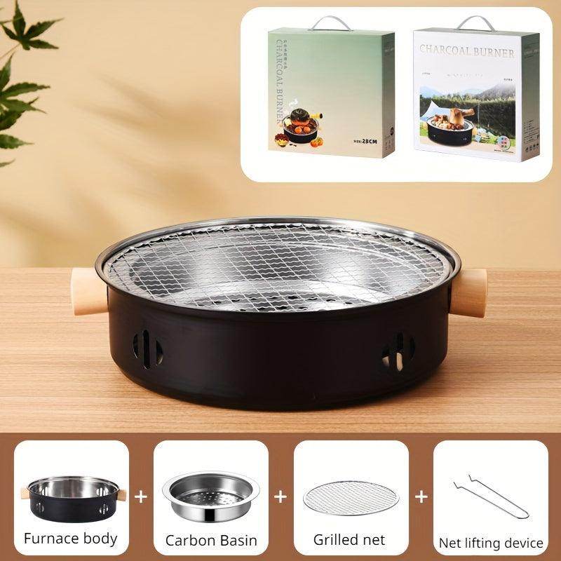 Portable Smokeless Charcoal Grill - Outdoor BBQ Stove - My Store