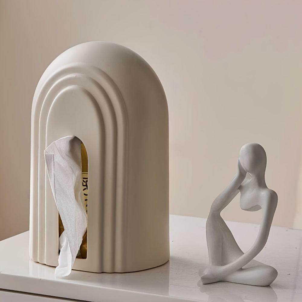 Arch-Shaped Ceramic Tissue Box - My Store