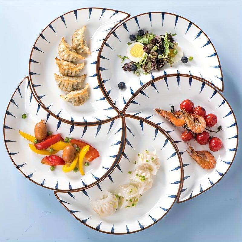 Moon-Shaped Ceramic Plate Set - My Store