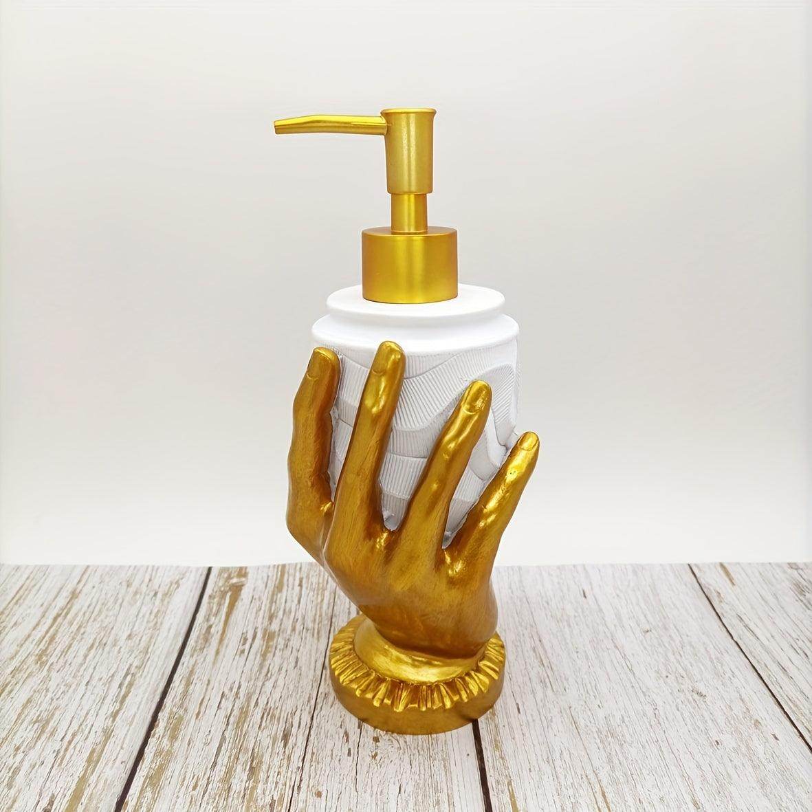 Golden Finger Design Resin Soap Dispenser - My Store