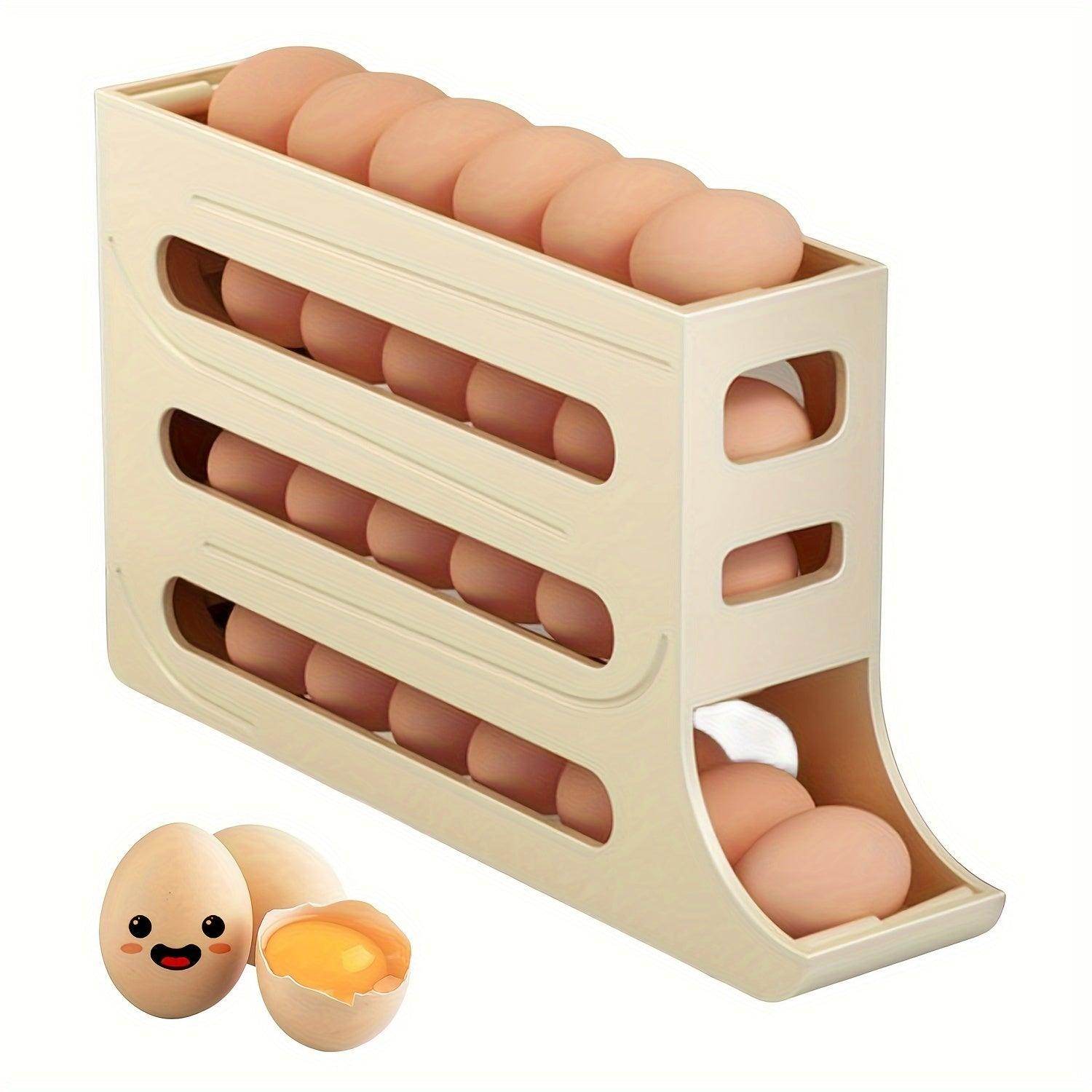 4-Tier Auto-Rolling Egg Dispenser - My Store