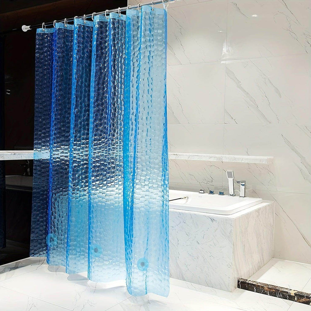 3D Pebble Pattern Waterproof Shower Liner - My Store