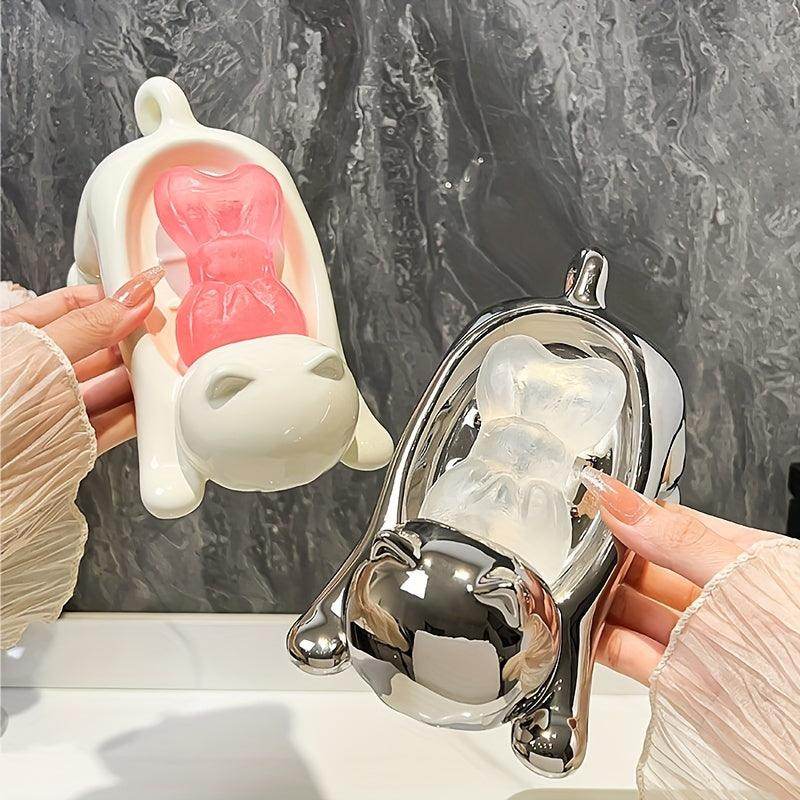 Ceramic Soap Dish with Drainage - My Store