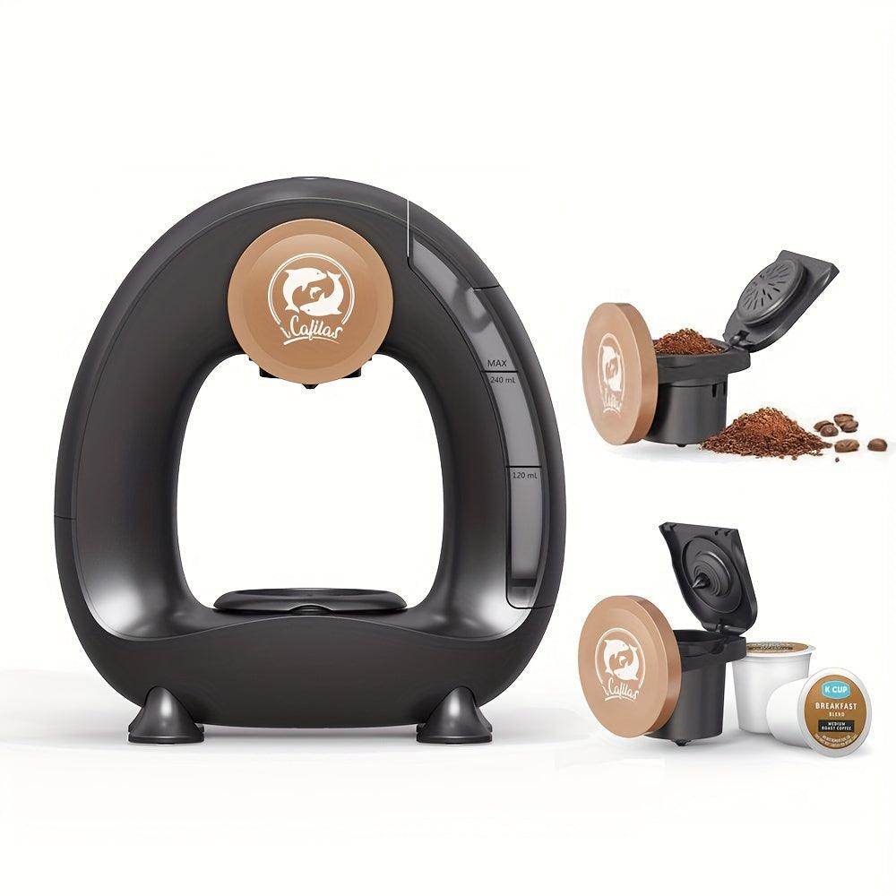 2-in-1 Single Serve Coffee Maker for K-Cups & Ground Coffee - My Store