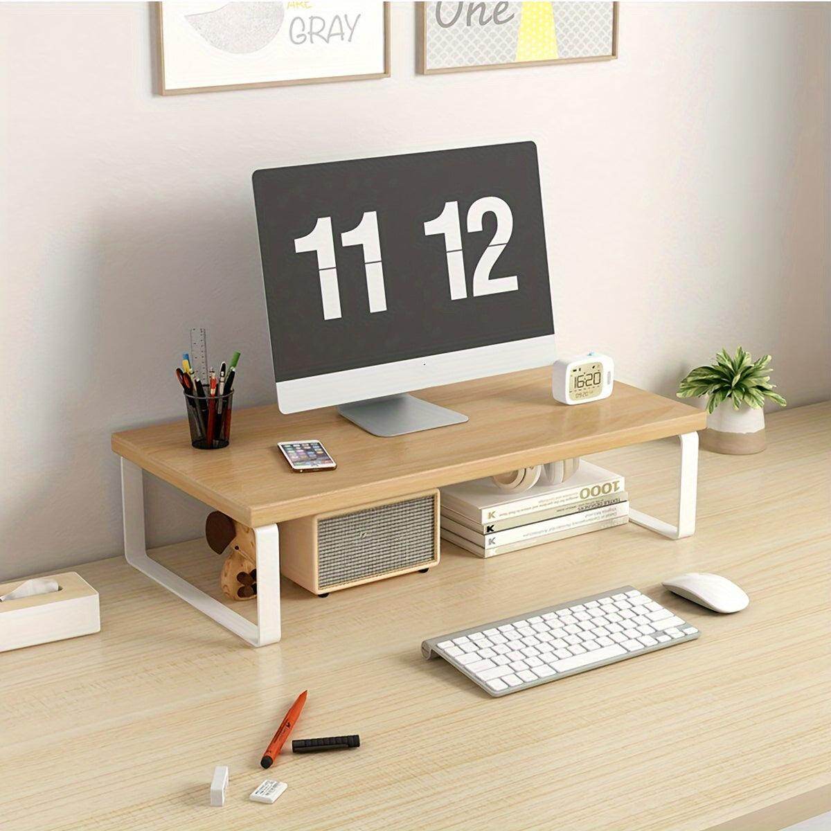 Wooden Laptop Monitor Stand - My Store