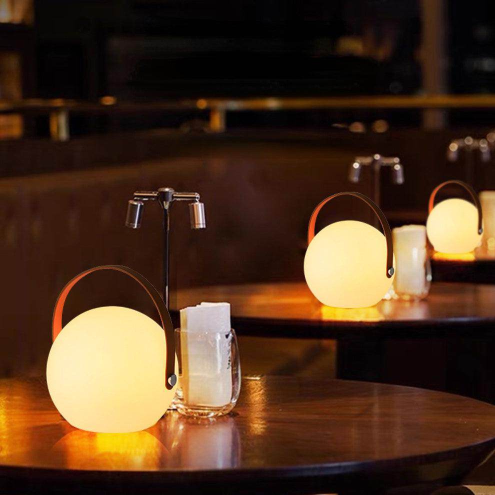 Rechargeable RGB LED Spherical Table Lamp – 16-Color Mood Light - My Store