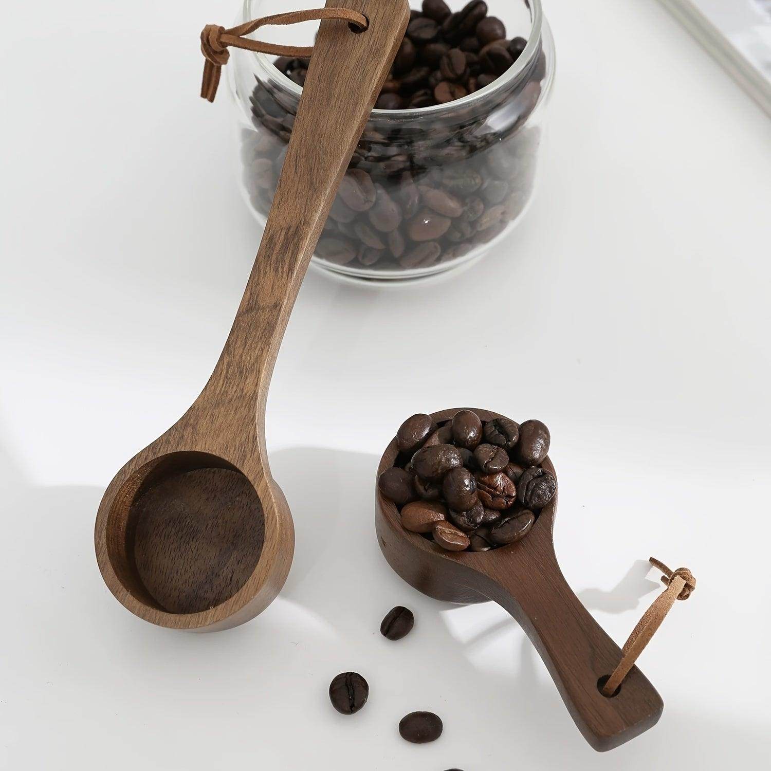 Black Walnut Coffee Scoop – Handcrafted 10g Measuring Spoon - My Store