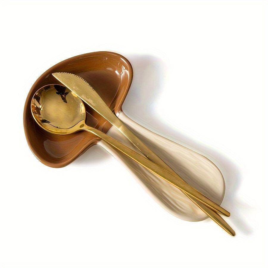 Mushroom-Shaped Ceramic Tray - My Store