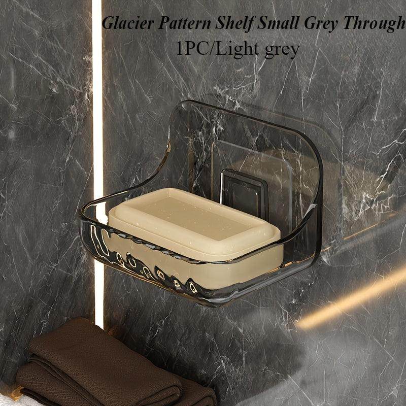 Wall-Mounted Transparent Resin Bathroom Organizer - My Store