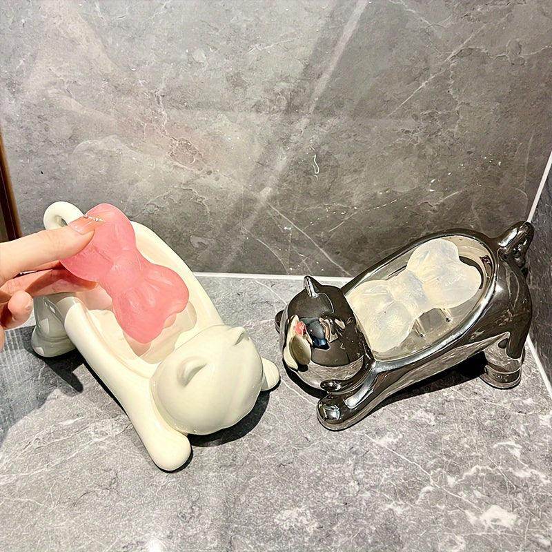 Ceramic Soap Dish with Drainage - My Store
