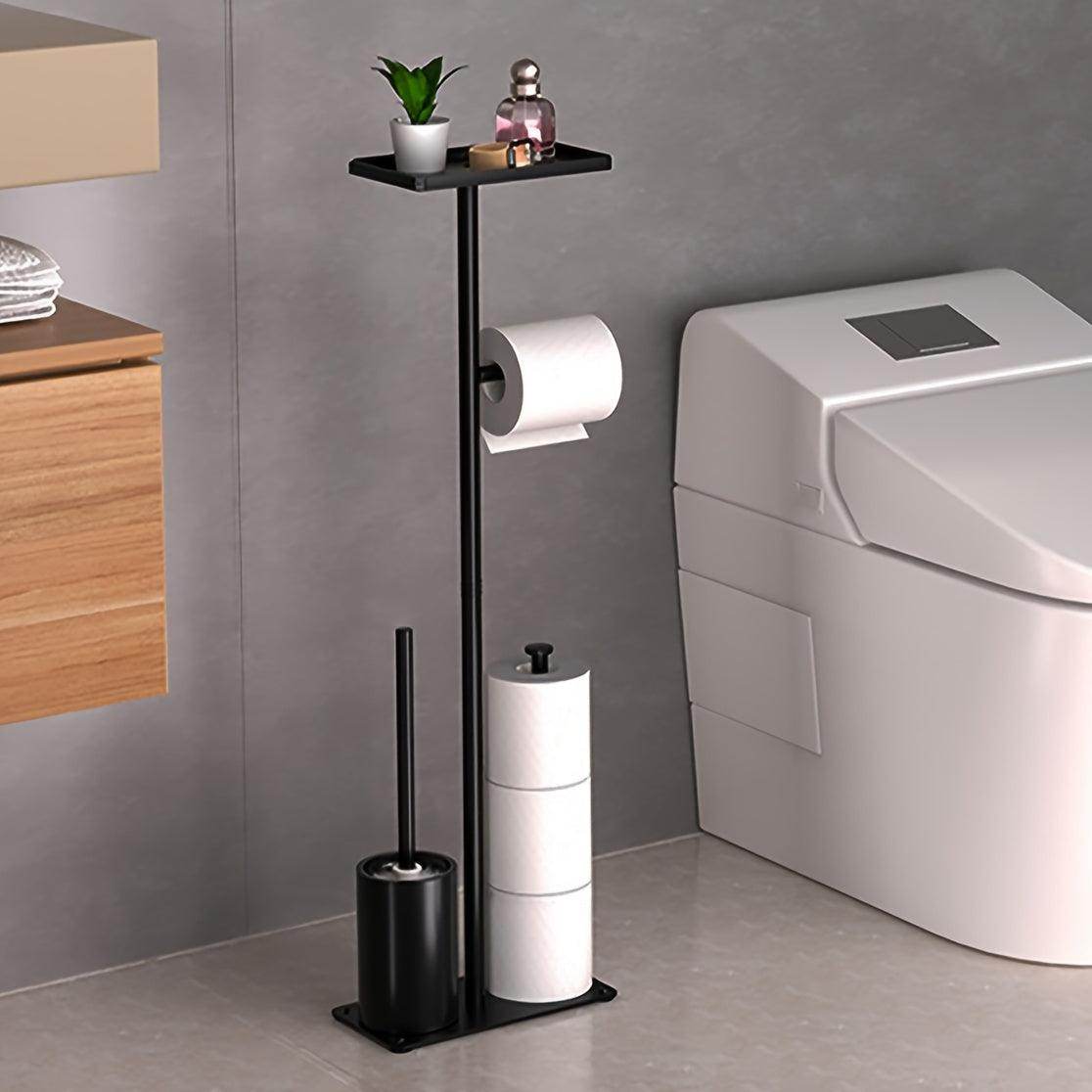 Bathroom Organizer with Toilet Brush and Tissue Holder - My Store