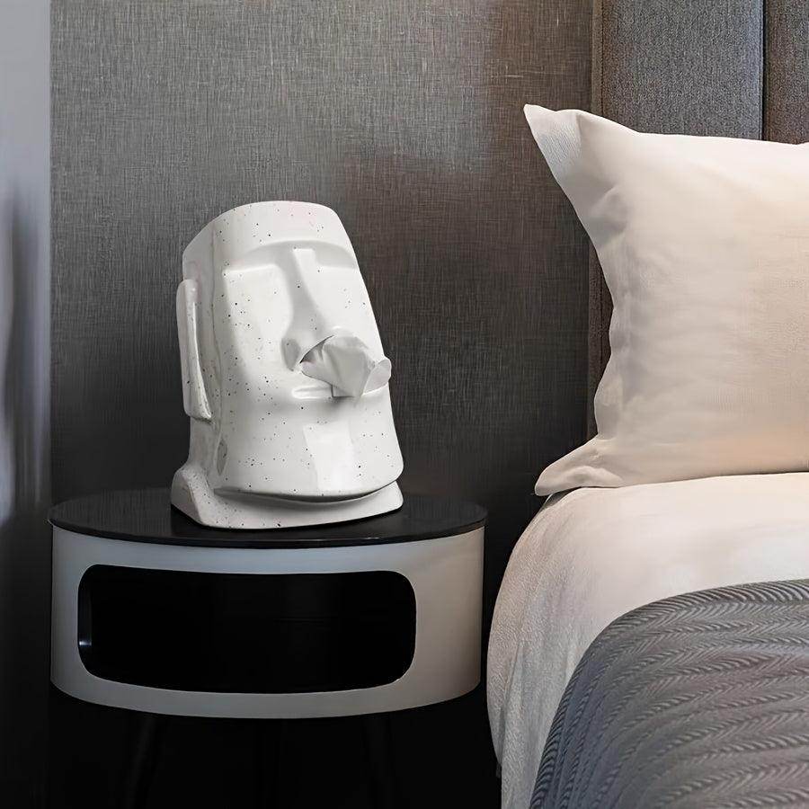 Moai Ceramic Tissue Box Holder - My Store
