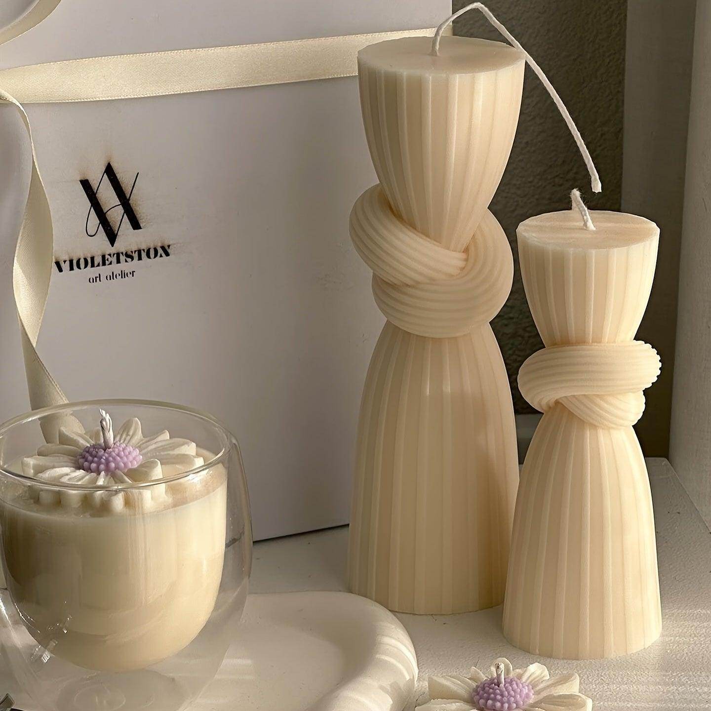 Rope Knot Smokeless Aromatherapy Candle - My Store