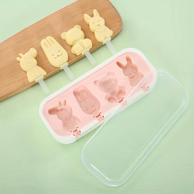 Reusable Silicone Cartoon Popsicle Mold Set - My Store