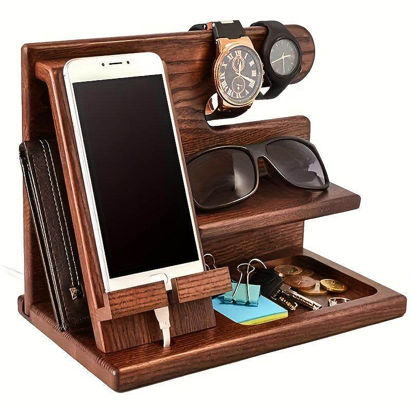 Solid Wood Multi-Functional Desktop Storage Rack - My Store