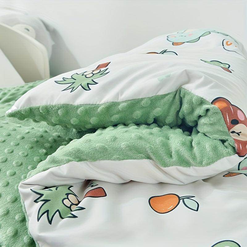 1pc Infants And Children's Comfort Bean Velvet Quilt - My Store