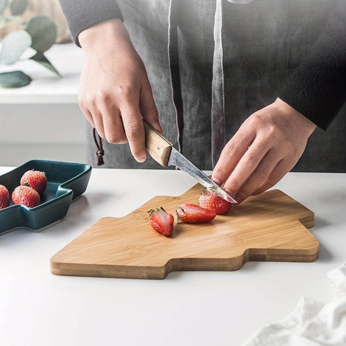 Ceramic Christmas Tree-Shaped Breakfast Tray Set - My Store