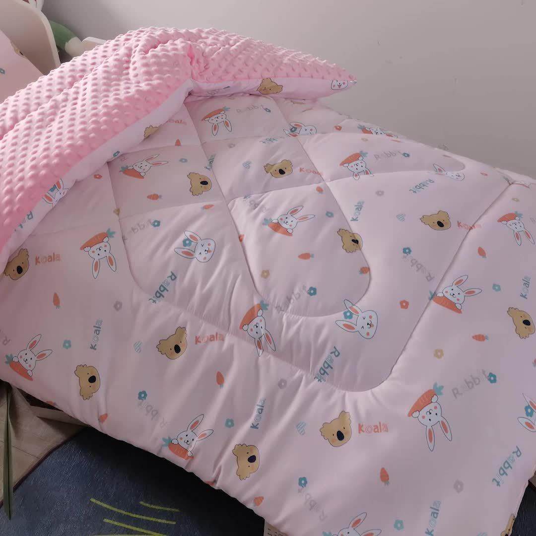 1pc Infants And Children's Comfort Bean Velvet Quilt - My Store