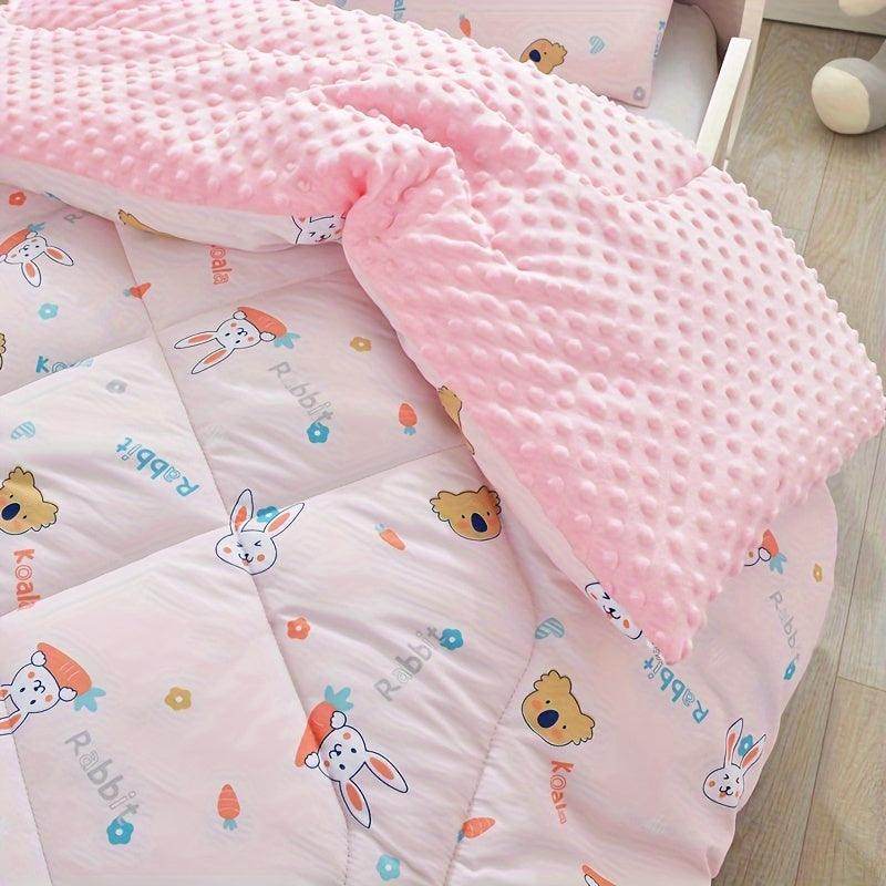1pc Infants And Children's Comfort Bean Velvet Quilt - My Store