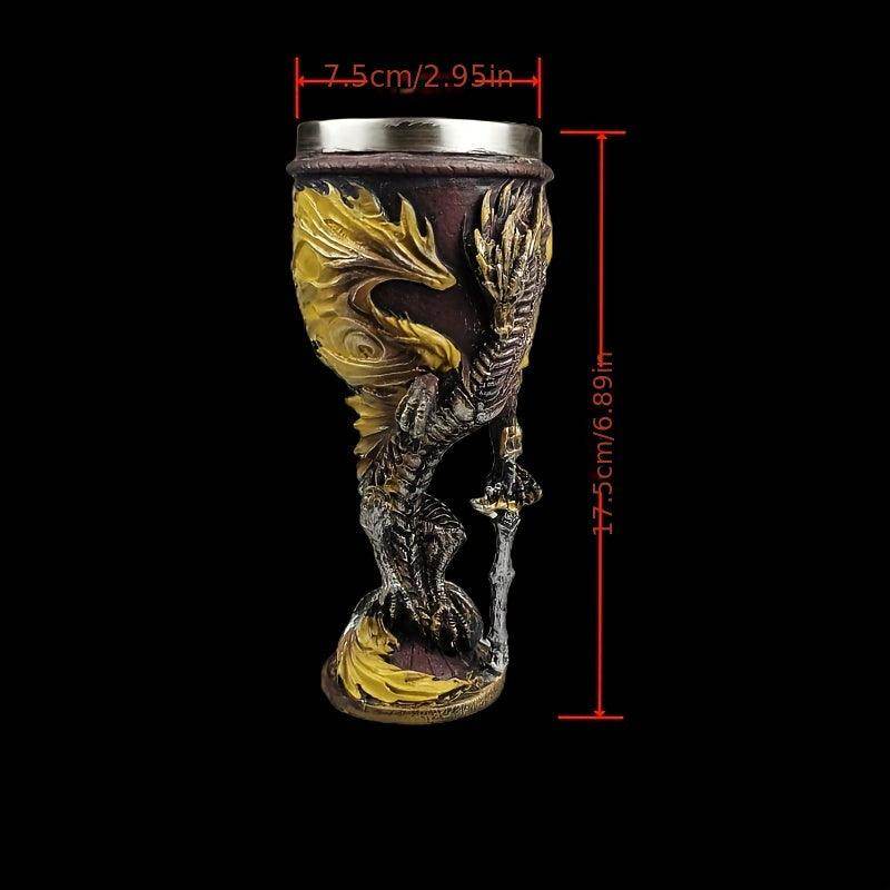 Dragon Sword Cup - 7oz Medieval Gothic Goblet - My Store