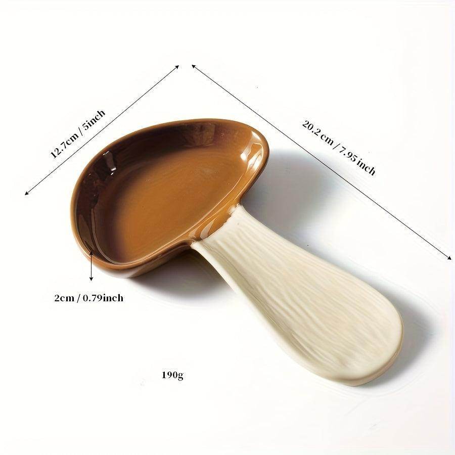 Mushroom-Shaped Ceramic Tray - My Store