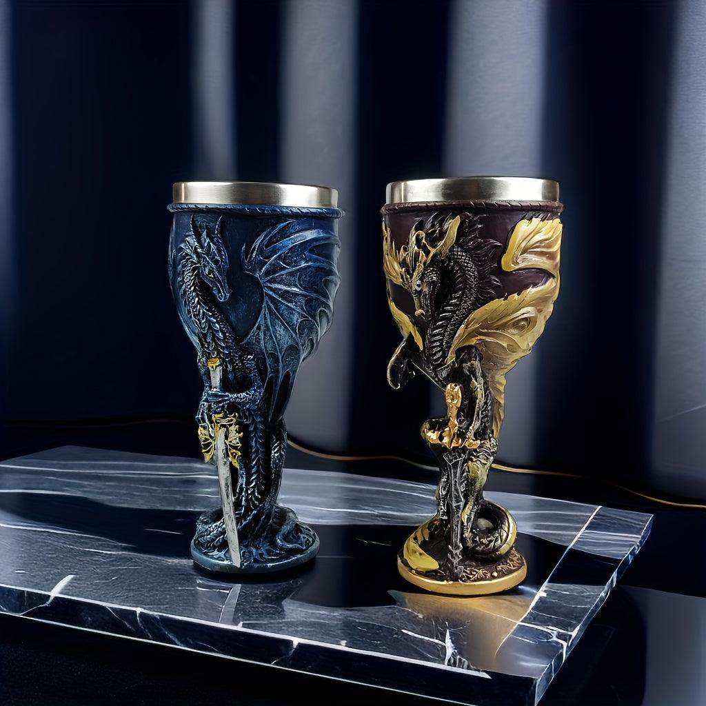 Dragon Sword Cup - 7oz Medieval Gothic Goblet - My Store