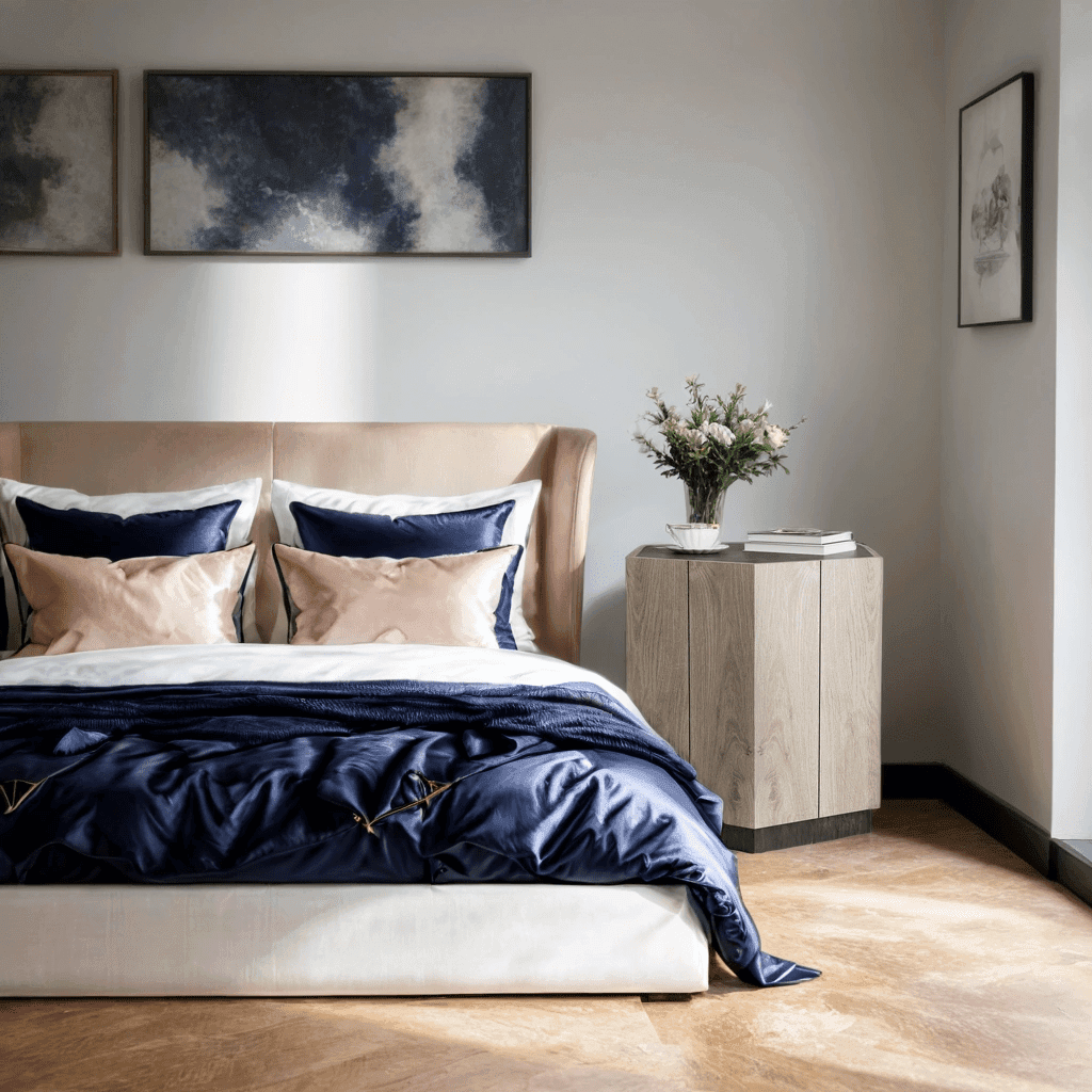 Versatile, Chic Hexagonal End Table with Drawer - My Store