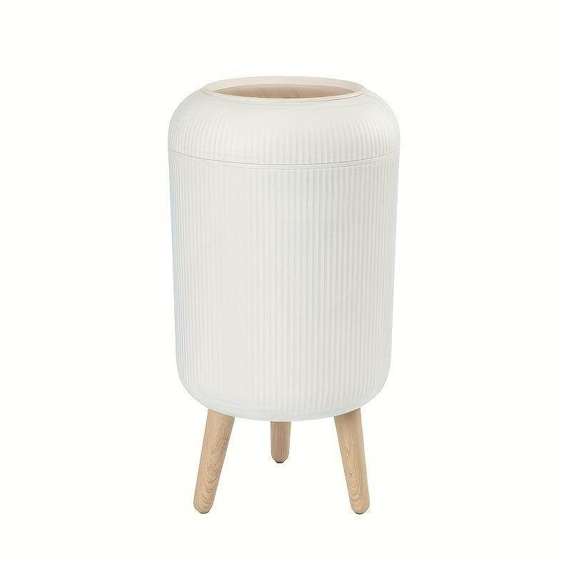 Elegant Plastic Trash Can with Legs - My Store