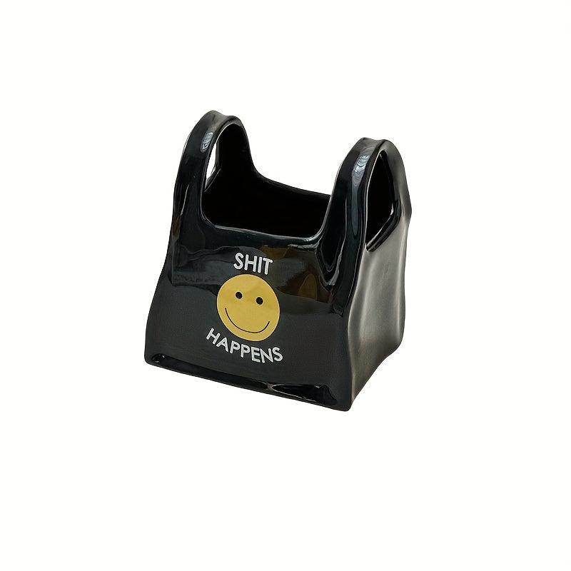 Ceramic Tote Bag Desk Organizer - My Store