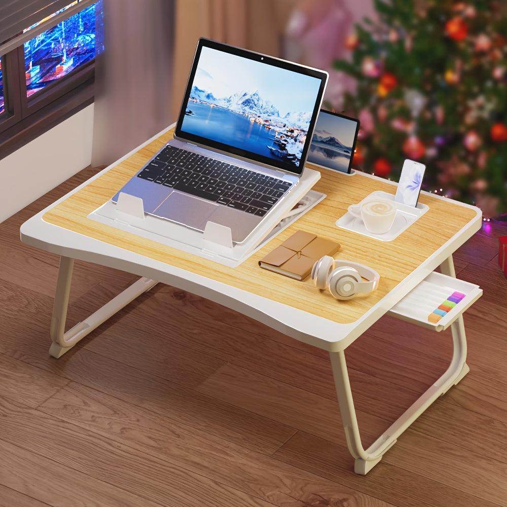oldable Wooden Laptop Desk for Bed - My Store