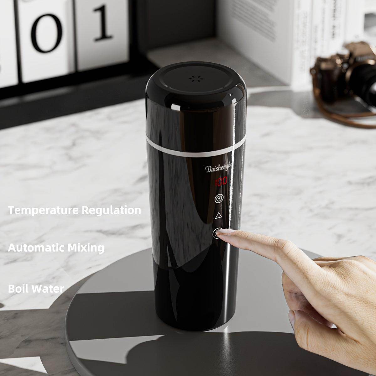 12V Portable Electric Kettle - 420ml Insulated Car Cup - My Store