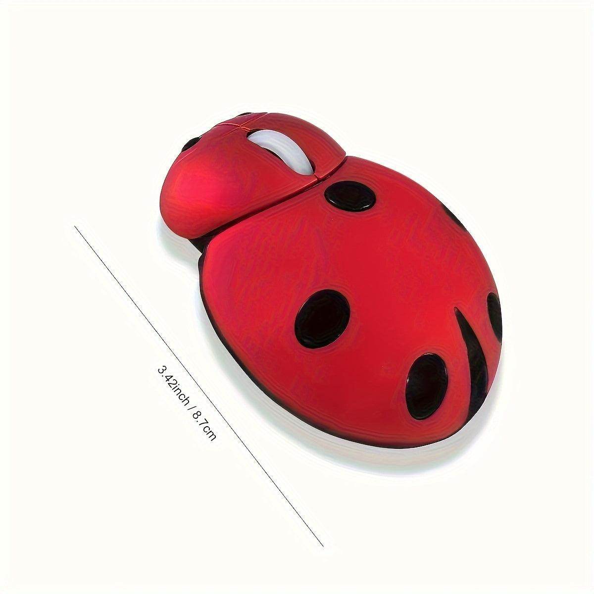 Dual Mode Wireless Cute Ladybug Design Mouse - My Store