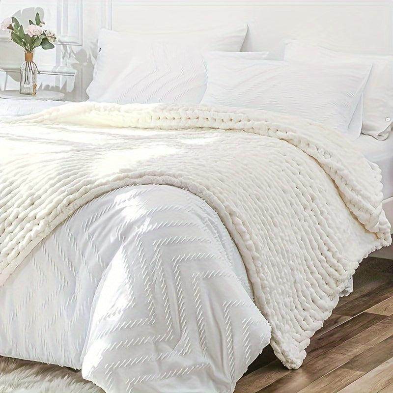 Cozy Chenille Knit Throw Blanket – Soft, Warm & Decorative - My Store