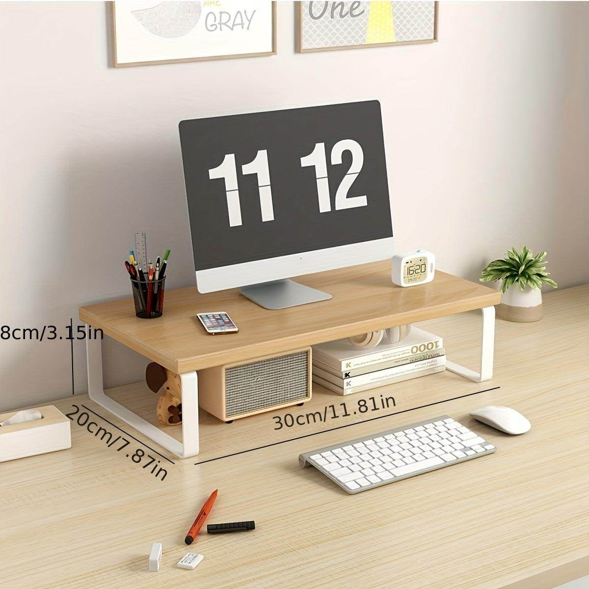 Wooden Laptop Monitor Stand - My Store