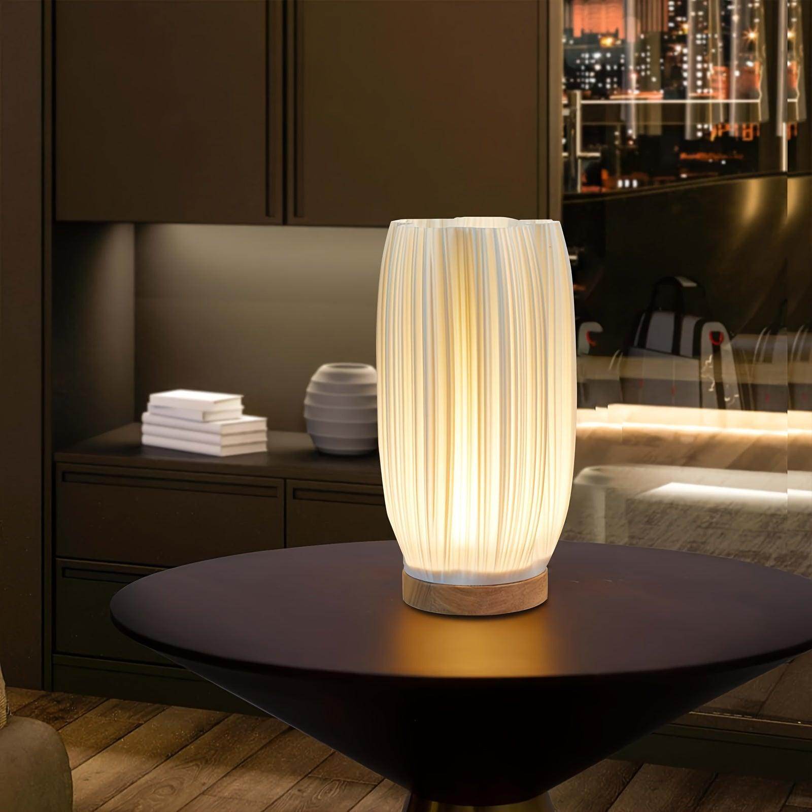 Modern LED Vase Table Lamp – USB Rechargeable & Dimmable - My Store