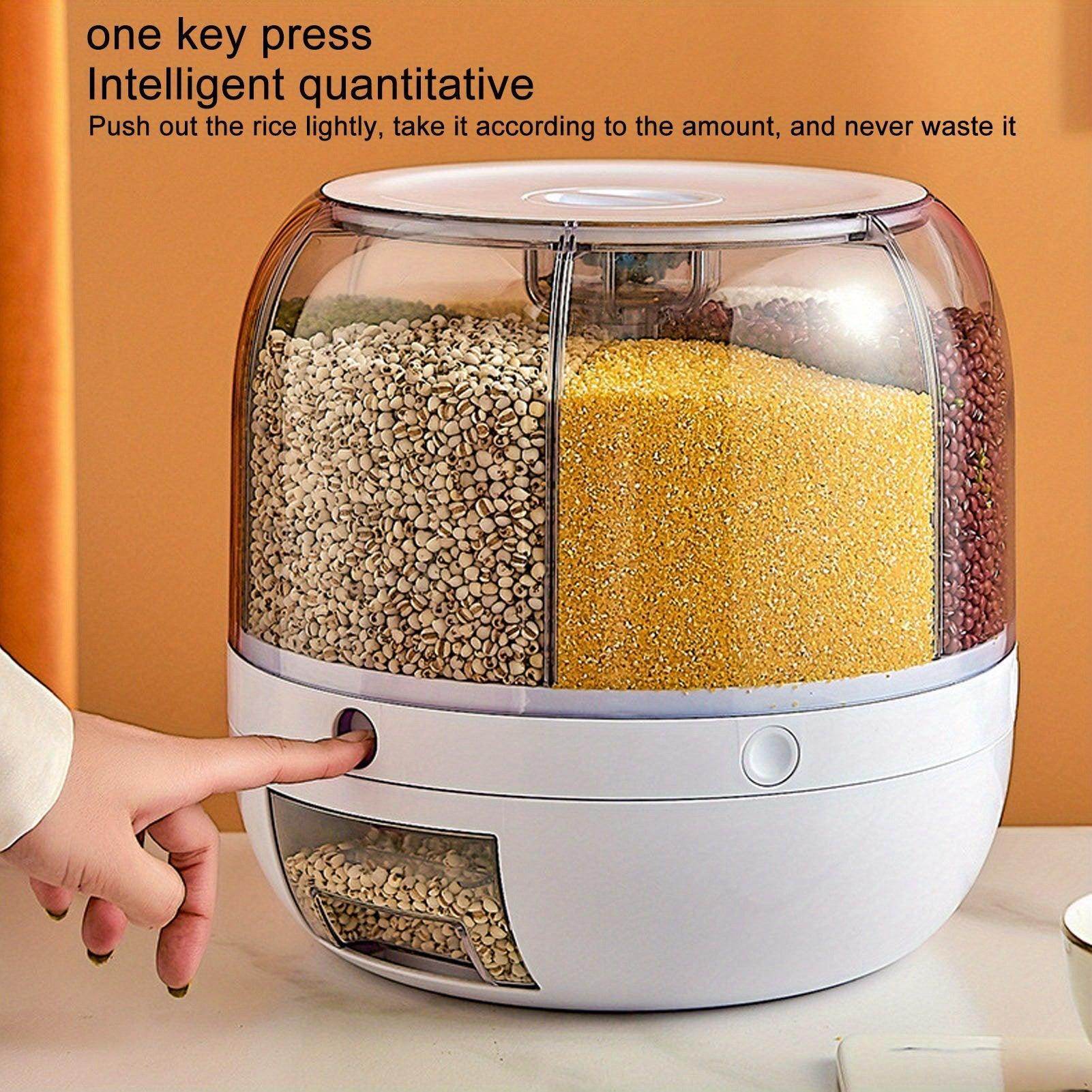 6 Grids Rotating Rice Dispenser - My Store