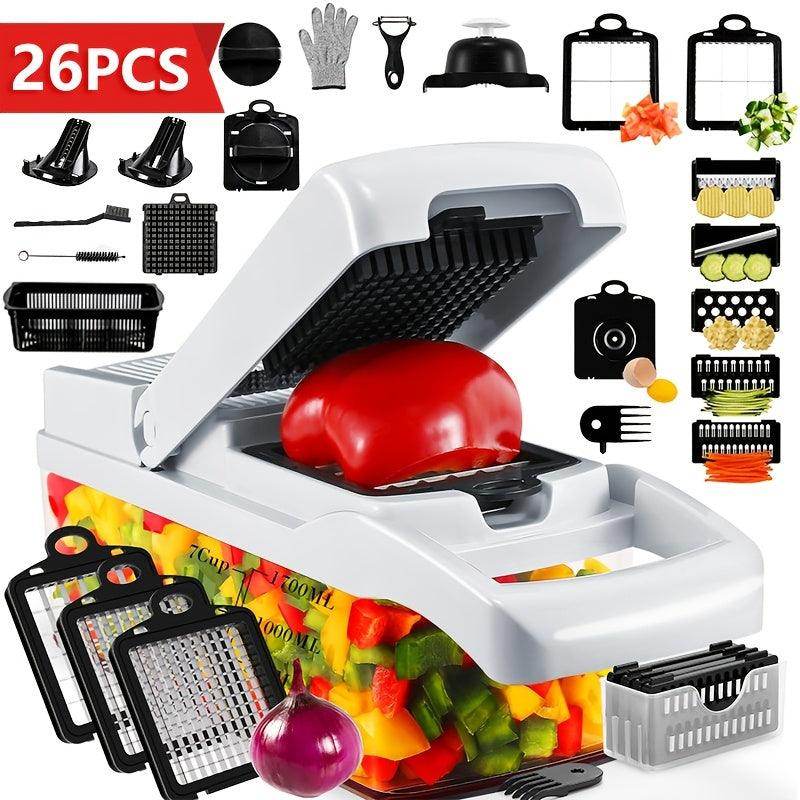 Vegetable Chopper (15/17/22/26 Pieces) - My Store