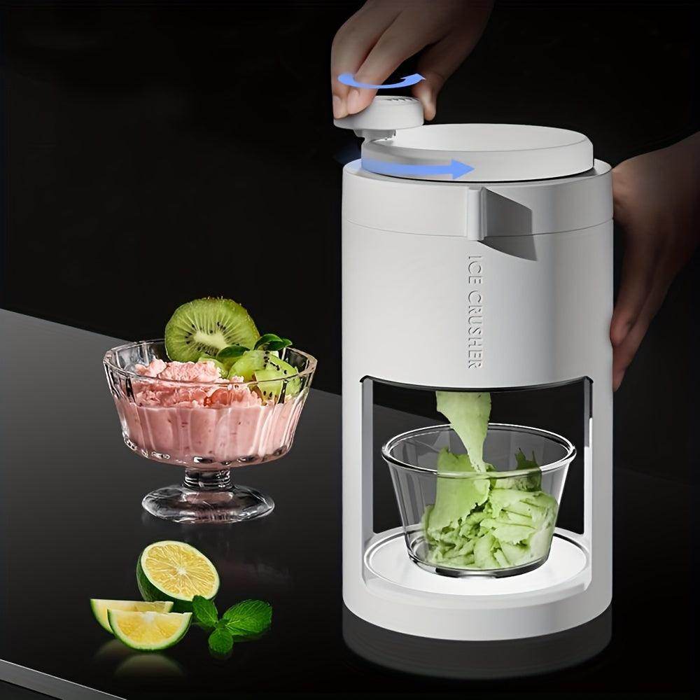 Portable Manual Ice Crusher with Stainless Steel Blades - My Store