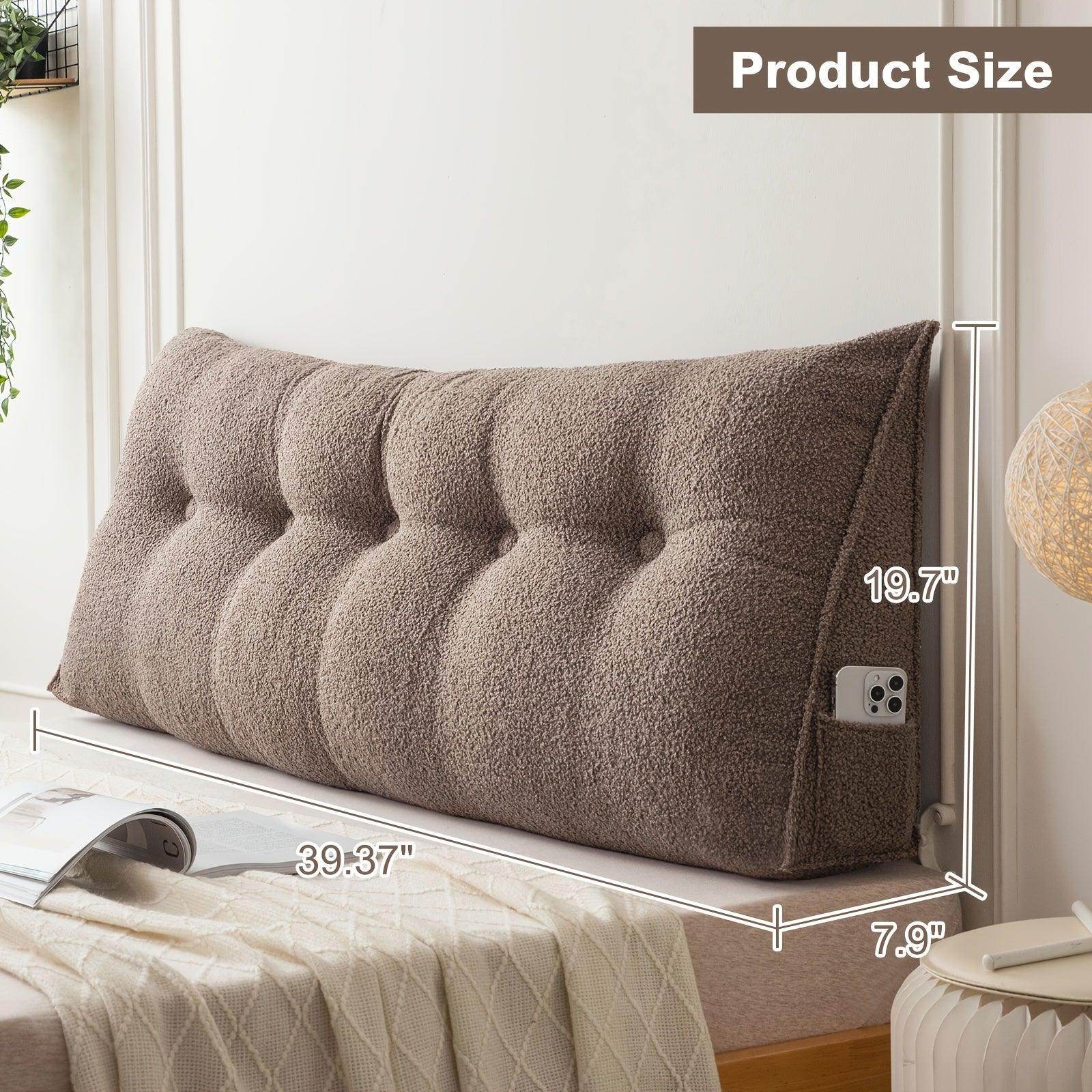 Removable & Washable Triangular Headboard Pillow - My Store