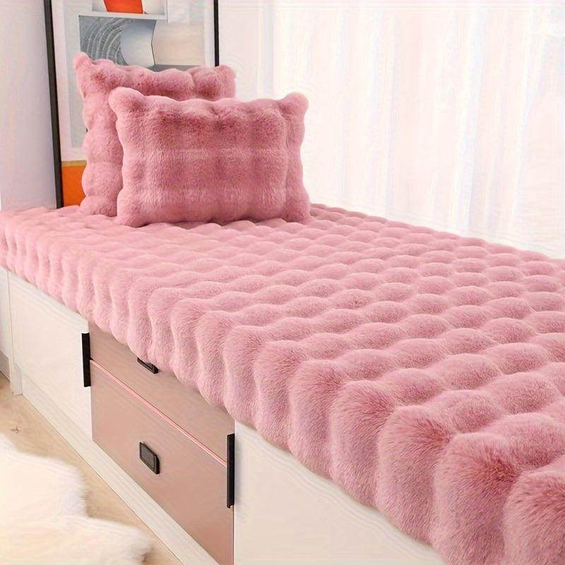 Luxurious Faux Rabbit Fur Pillow – Ultra-Soft Modern Throw Pillow - My Store