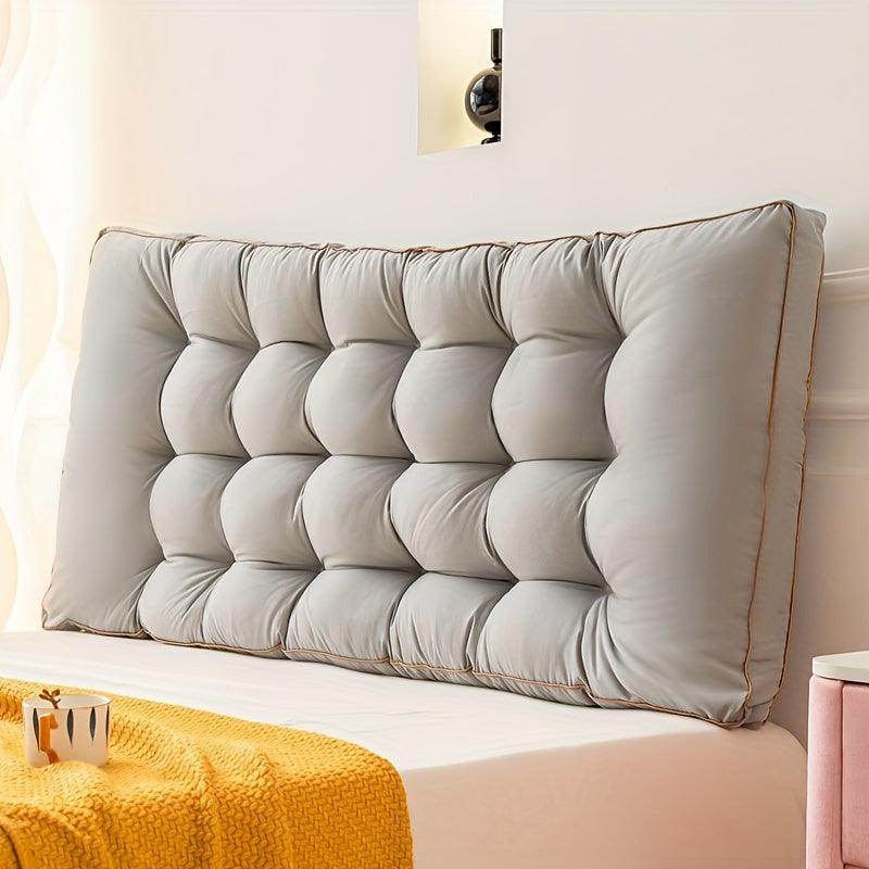 Solid Color Headboard Cushion with Headrest - My Store